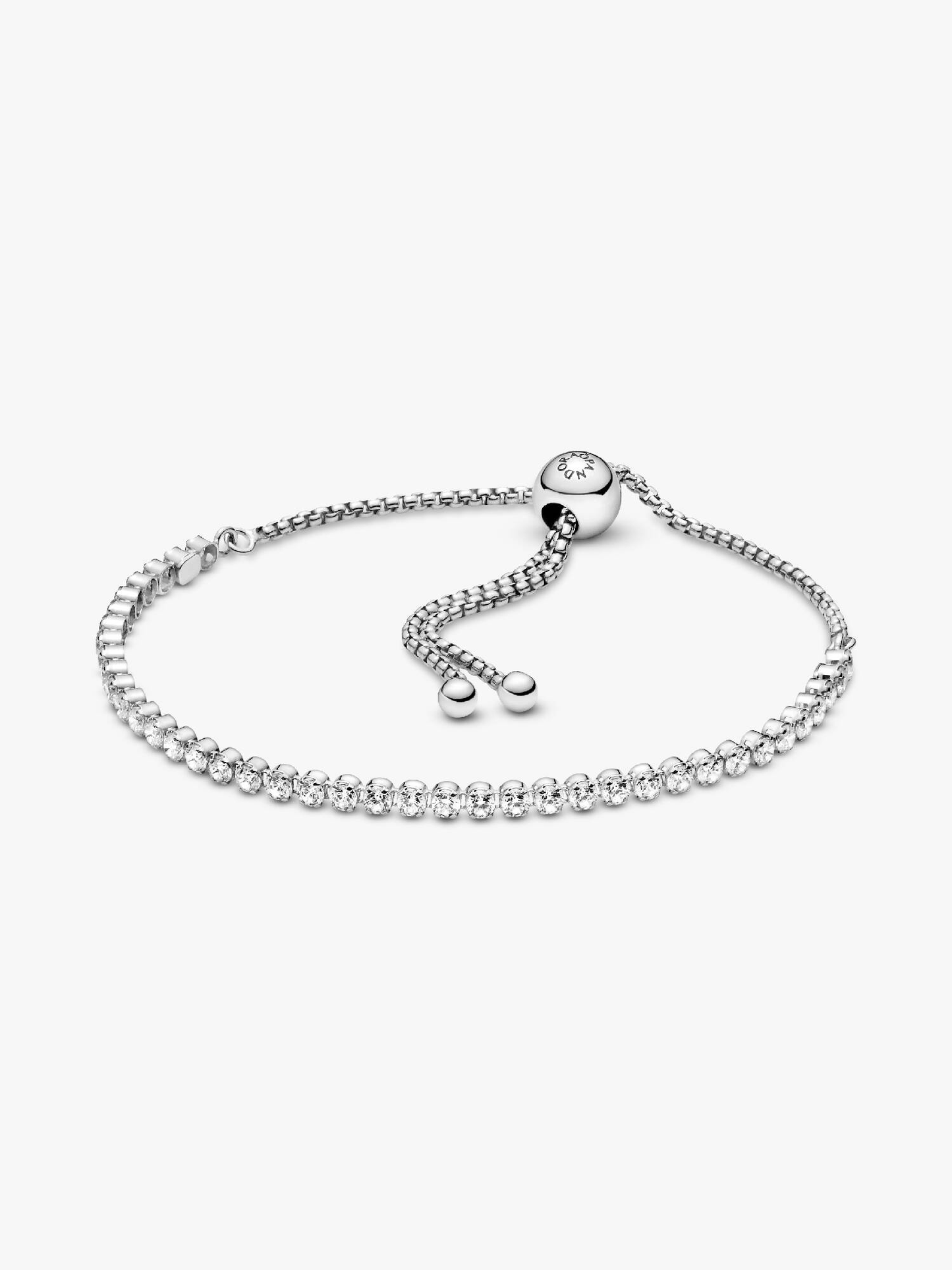 Pandora Bracciale Tennis con Chiusura Regolabile