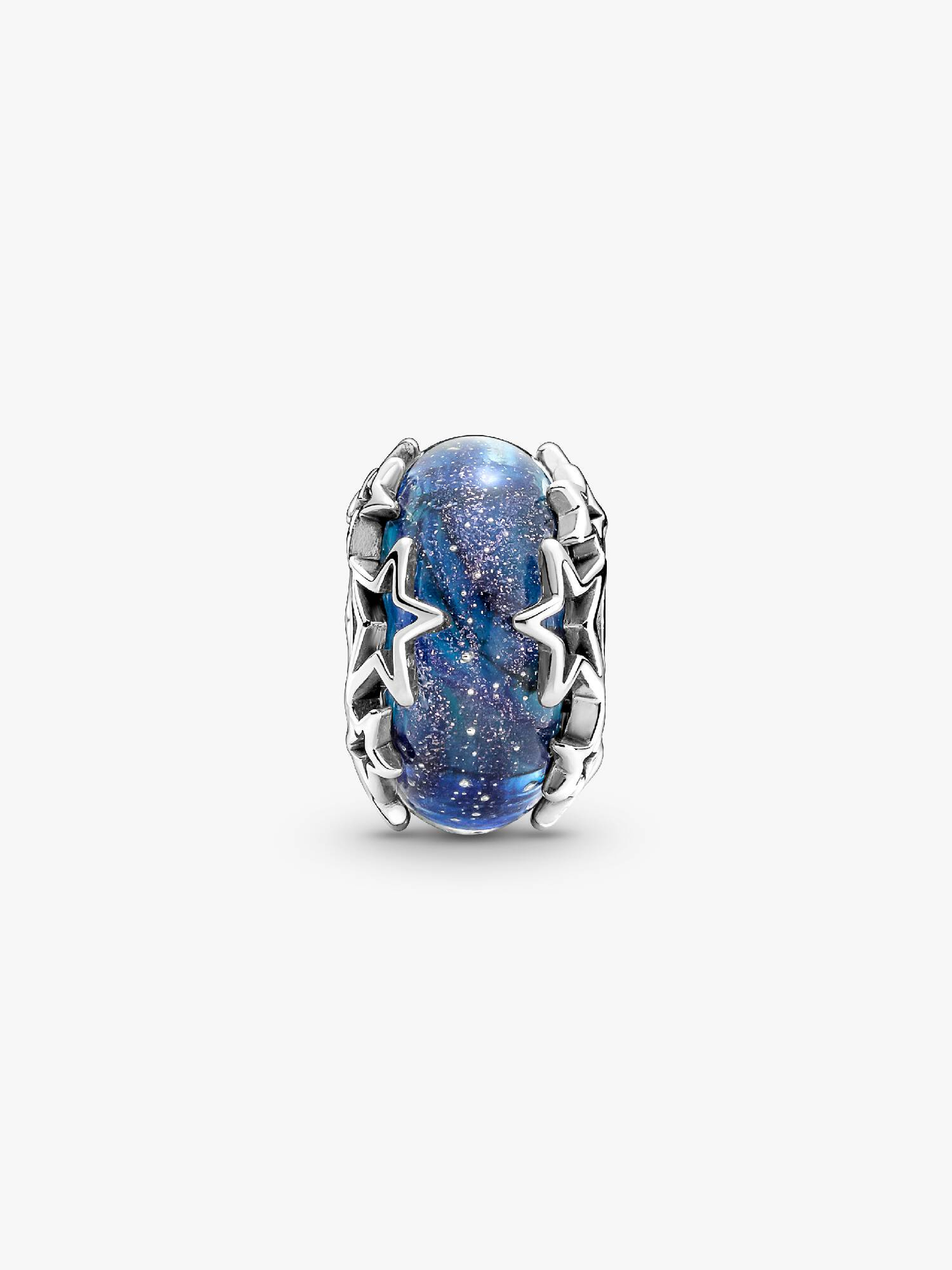 Pandora Charm Vetro di Murano Blu con Stelle (Cod. 790015C00)