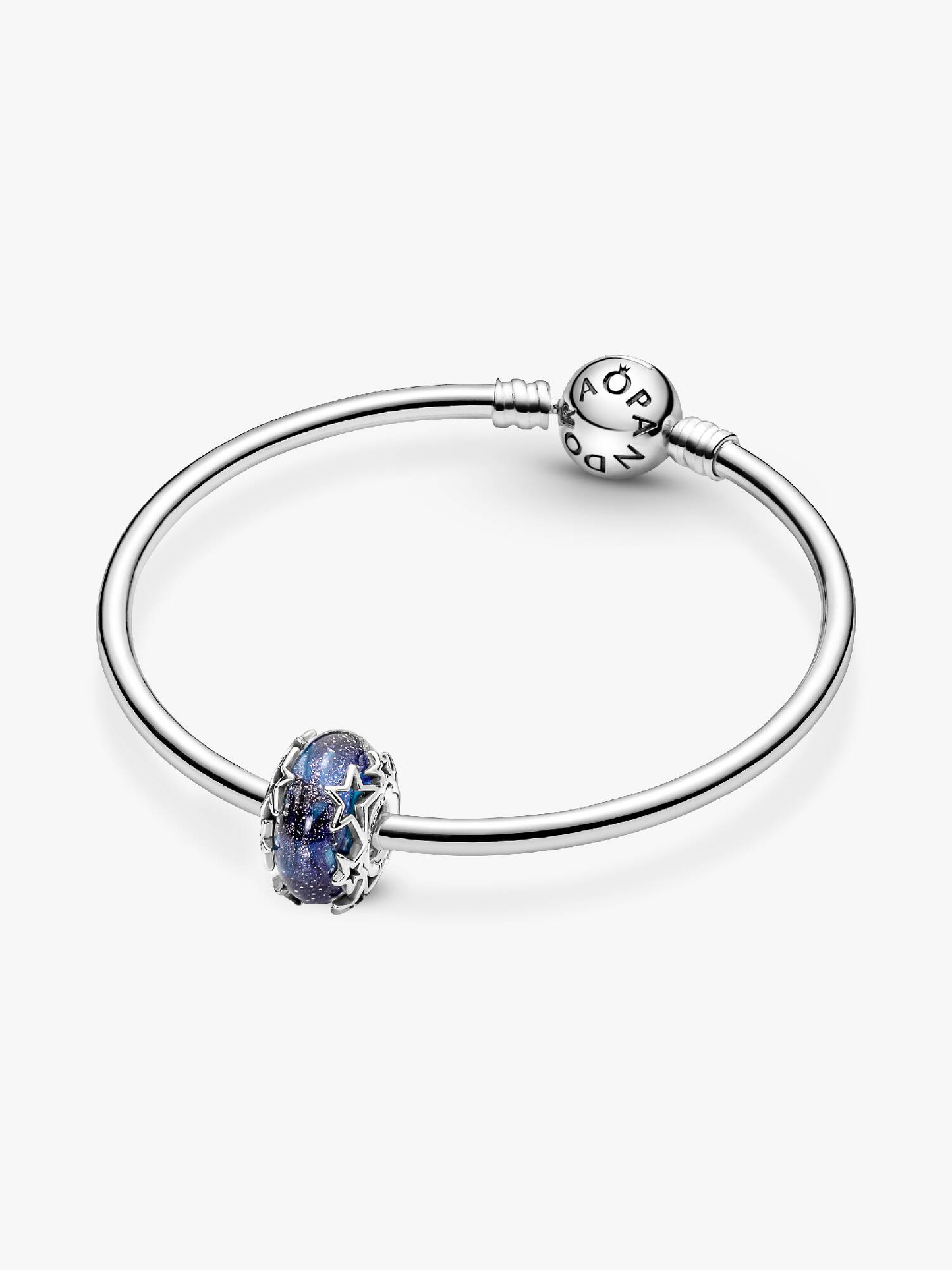 Pandora Charm Vetro di Murano Blu con Stelle (Cod. 790015C00)