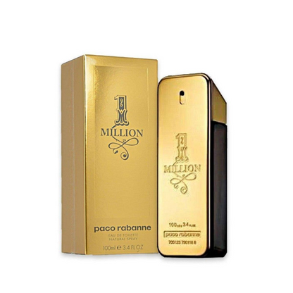 “Paco Rabanne 1 Million flacone 100 ml”, “Paco Rabanne 1 Million note mandarino cuoio”, “Paco Rabanne 1 Million profumo uomo spezie legno”